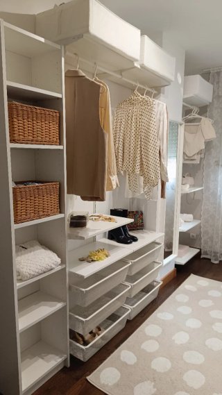 Vestidor Ikea Boaxel Blanco