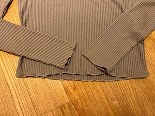 Maglia a maniche lunghe Stradivarius marrone