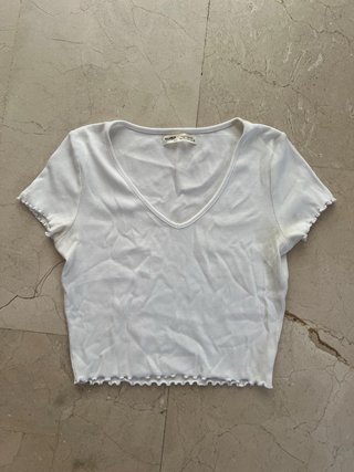 Top Blanco Pull & Bear Talla M