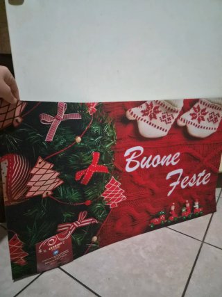 Zerbinos di Natale Buone Feste 45x75cm
