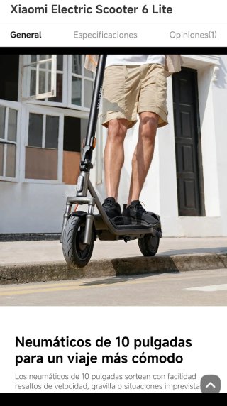 Patinete Eléctrico Xiaomi 6 Lite