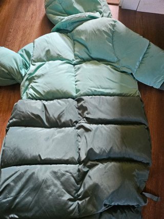 Abrigo Kling 2 tonos de verde M