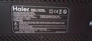 Televisor Monitor Haier Negro