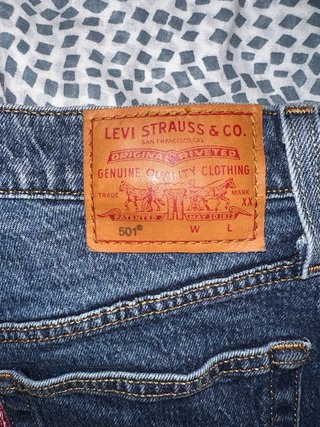 Short vaquero Levi's azul