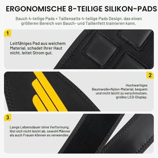 Electroestimulador EMS 10Mod 30 Intnsidads SELLADO