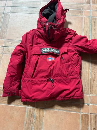 Chaqueta de nieve unisex roja