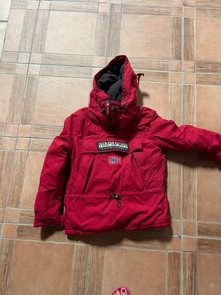 Chaqueta de nieve unisex roja