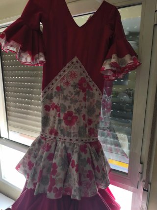 Traje Flamenca Niña 10-15 Años