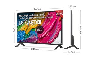 Smart TV 43" LG QNED AI 4K Ultra HD