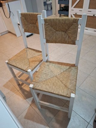 Juego de Mesa de Comedor con 4 Sillas