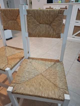 Juego de Mesa de Comedor con 4 Sillas