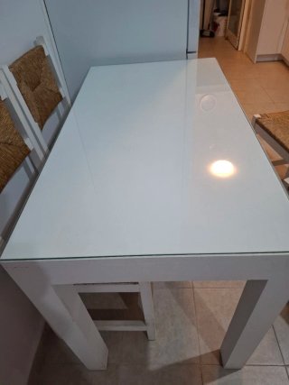 Juego de Mesa de Comedor con 4 Sillas