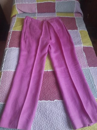 Traje de Chaqueta y Pantalón Rosa Talla 50