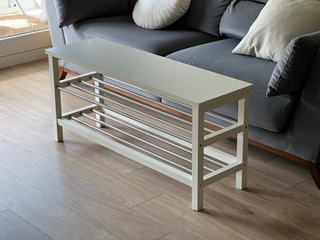 Banco Zapatero Ikea Tjusig Blanco