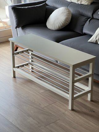 Banco Zapatero Ikea Tjusig Blanco