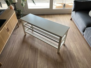 Banco Zapatero Ikea Tjusig Blanco