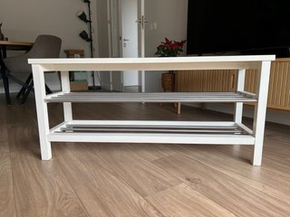 Banco Zapatero Ikea Tjusig Blanco