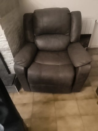 Sillón de masaje marrón