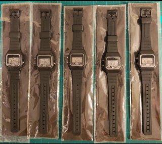 Lote de 5 relojes nuevos estilo Casio Vintage