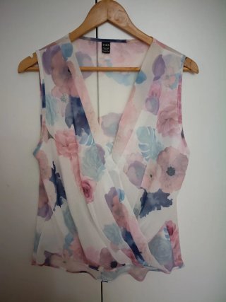 Blusa SHEIN floral multicolor