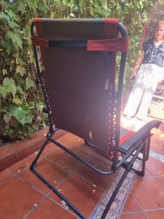 Sillas plegables y reclinables multicolor