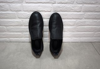 Zapatos de Cuero Negro Talla 42
