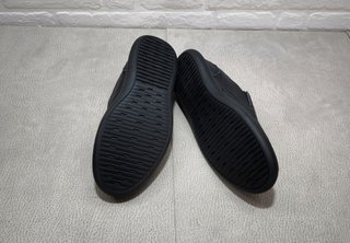 Zapatos de Cuero Negro Talla 42