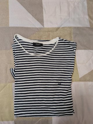 T-shirt Liu Jo righe bianche e nere