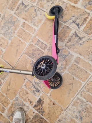 Patinete infantil 3 ruedas rosa
