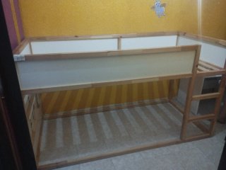 Litera de madera 90cm