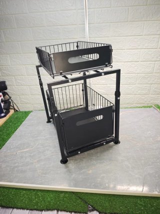 Organizador bajo fregadero con 2 cestas