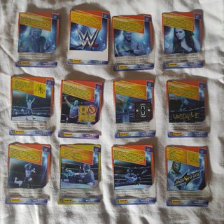 Lote 24 cromos Panini WWE 2016