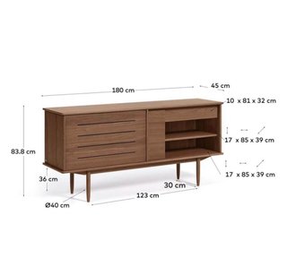 Aparador Kave Home Madera Marrón