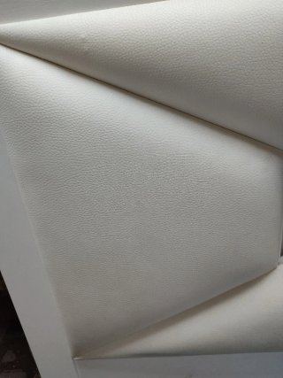 Cabecero para tapizar polipiel blanco