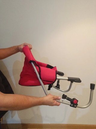 Trona de mesa Roja Nurse plegable