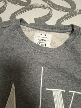 Sudadera Armani Exchange AX Gris