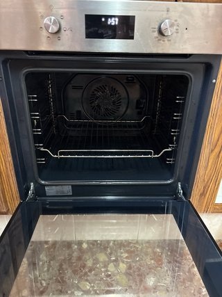Campana, placa gas y horno Cata negros