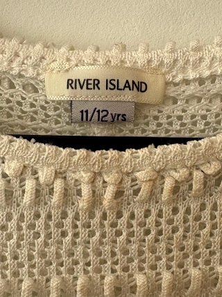 Top de punto River Island – Talla 11-12 años