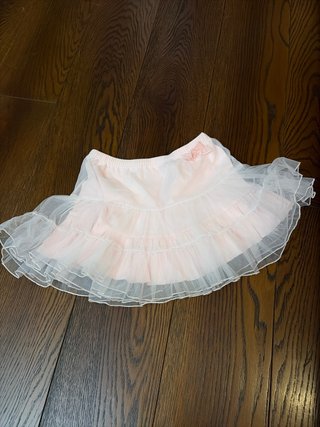 Gonna in tulle rosa per bambina 6 anni