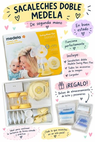 Sacaleches Doble Medela Swing Maxi Flex