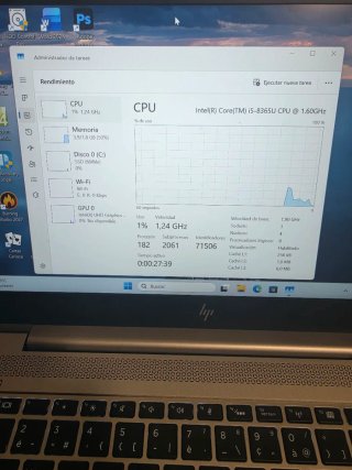 Ordenador portátil Hp i5 SÉPTIMA GENERACIÓN, 8RAM