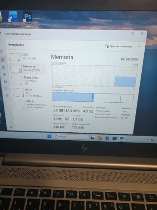 Ordenador portátil Hp i5 SÉPTIMA GENERACIÓN, 8RAM