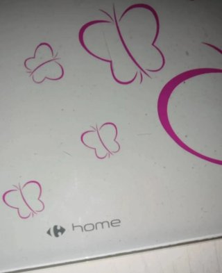 Báscula Digital con Diseño de Mariposas