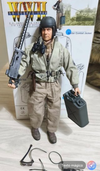 Figura Carrista Ejército EEUU 1/6 Dragons