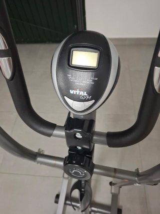 Bicicleta Elíptica Gris como nueva