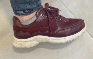 Zapatillas Calvin Klein Rojas Talla 38