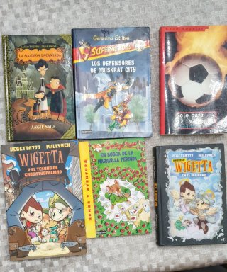 Pack 6 libros lectura juvenil