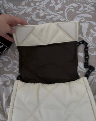 Bolso Bimba y Lola Acolchado Crema