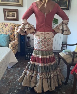 Traje de flamenca Manuela Macías