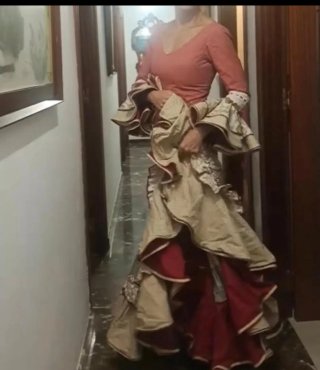 Traje de flamenca Manuela Macías